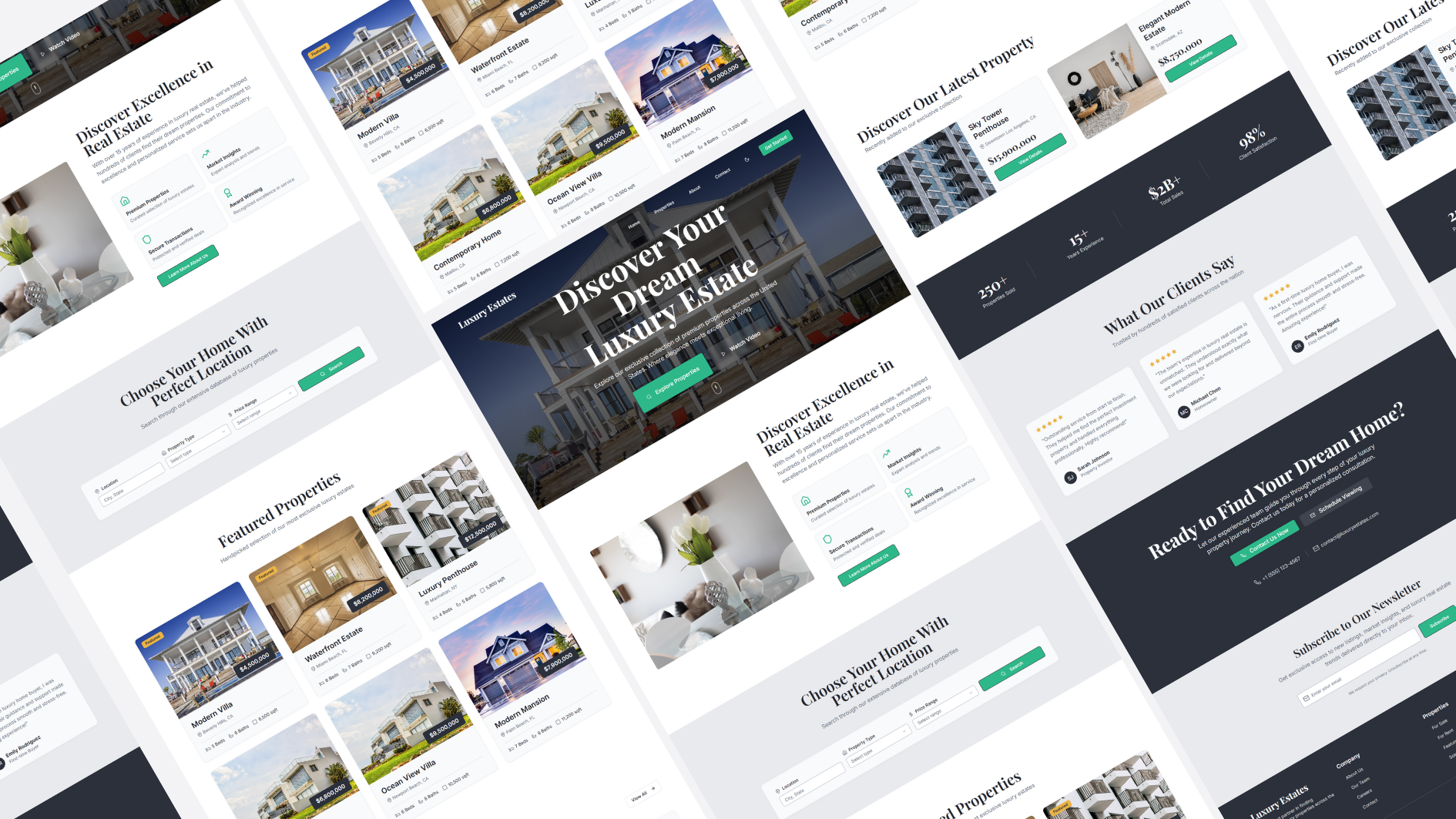 Luxury Estates Website