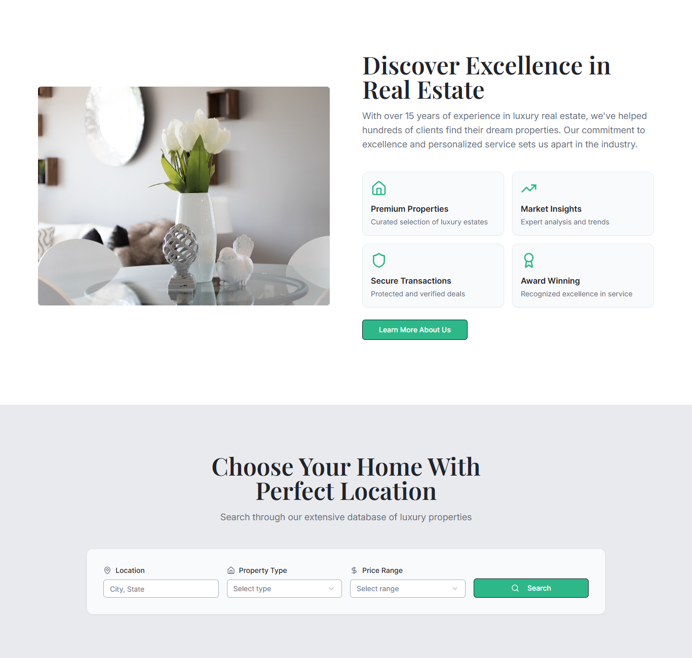 Featured Properties Section