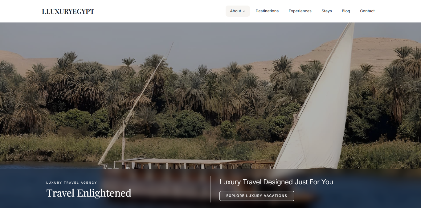Luxury Egypt Travel Agency